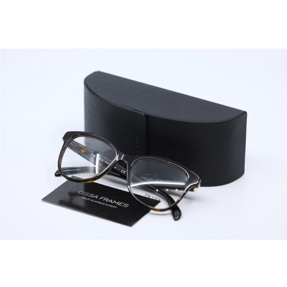 BRAND NEW PRADA PR12TV 2AU1O1 HAVANA EYEGLASSES - Picture 5 of 11